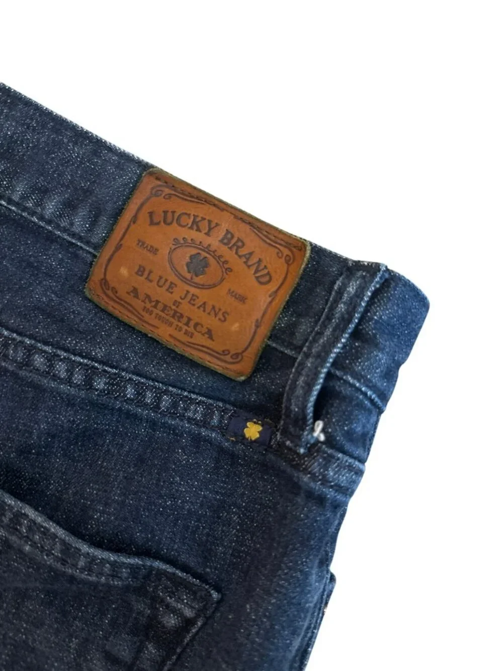 Lucky Brand 121 Heritage Slim Button Fly Mens Size 38 x 30 Denim Blue Jeans